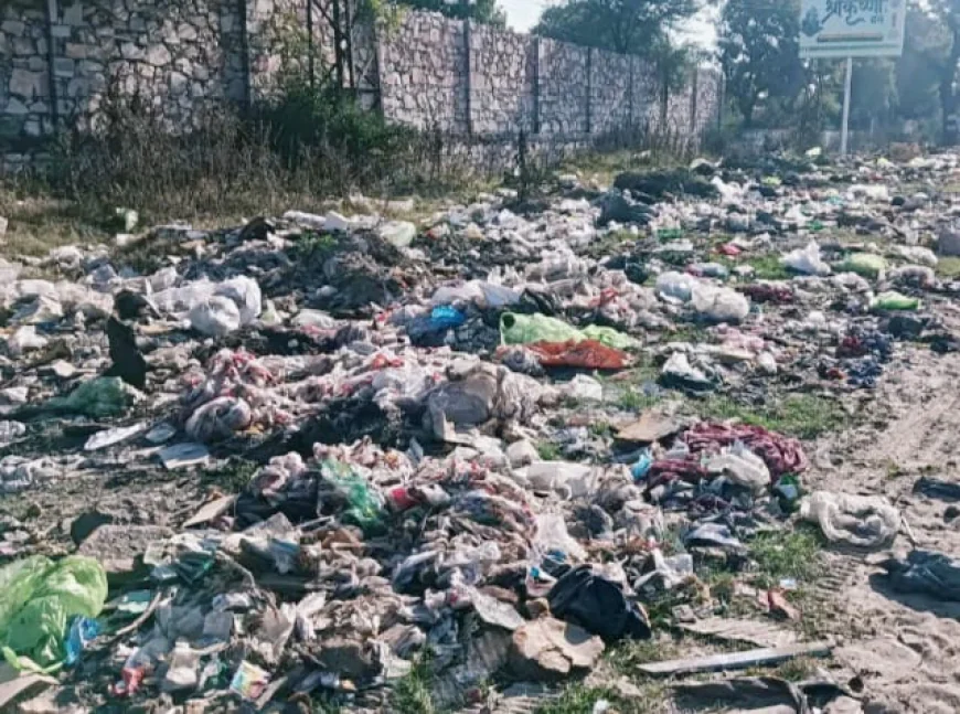 जयपुर-भीलवाड़ा हाईवे पर कचरा संकटः पंचायत ने फेंका कचरा, जिम्मेदार बेखबर   हाईवे को पर बनाया कचरा पात्र