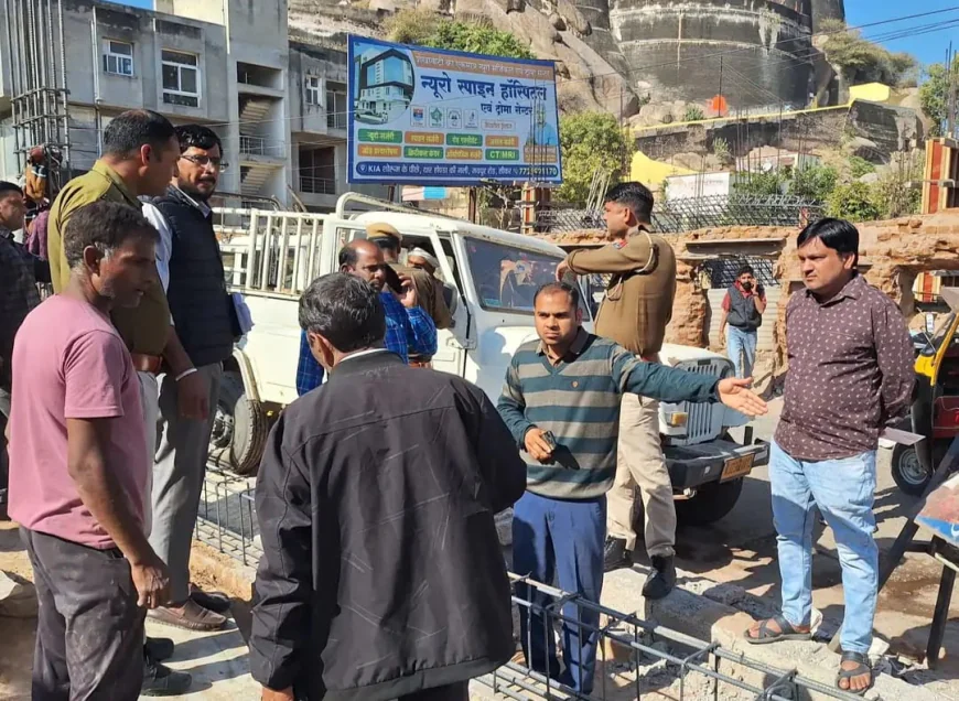 उपखंड अधिकारी खुद फंसे जाम में प्रशासन आया हरकत में 