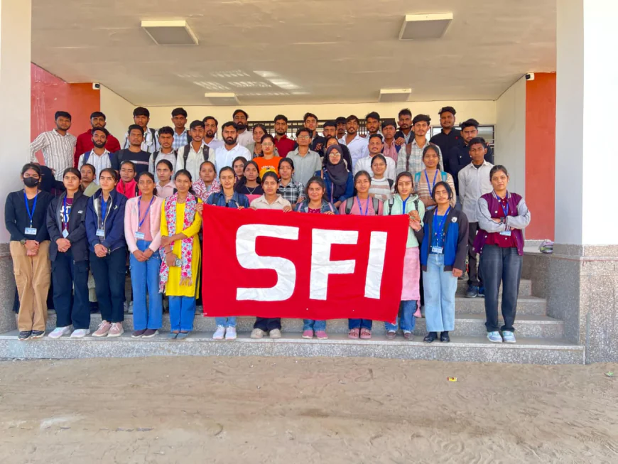 राजकीय महाविद्यालय लक्ष्मणगढ़ में एसएफआई इकाई सम्मेलन आयोजित  35 सदस्यीय कमेटी गठित
