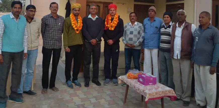 एएओ महेश खीचङ ने नव चयनित उप निरीक्षकों को किया सम्मानित