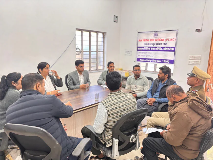 मॉडल जेल मैन्युअल 2016 के तहत बोर्ड ऑफ विजिटर्स ने किया उप कारागृह का संयुक्त निरीक्षण